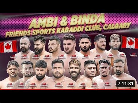 All International Pak Vs India Kabaddi Players On Calgary Kabaddi