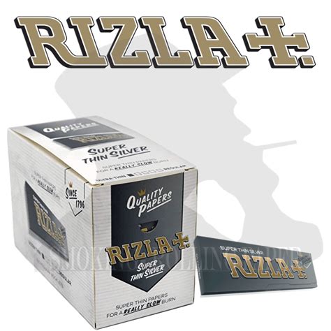 Cartine Rizla Silver Corte Argento Grigie Regular Sigarette Libretti