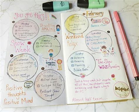 18 Pretty Bullet Journal Layout Ideas With Pictures And Flip Through