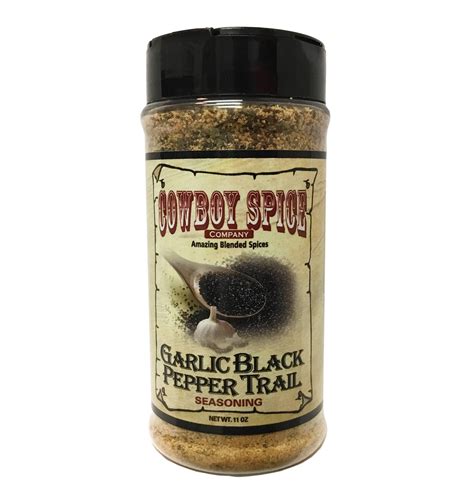 Garlic Black Pepper Trail Cowboyspicecompany