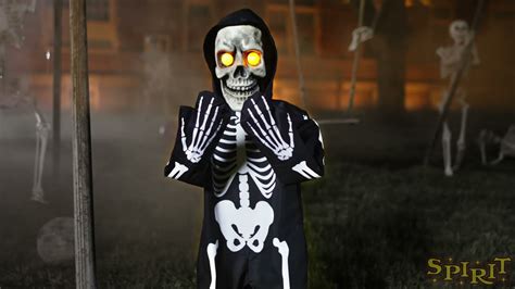 Spirit Halloween 3 Ft Lil Skelly Bones Animatronic YouTube