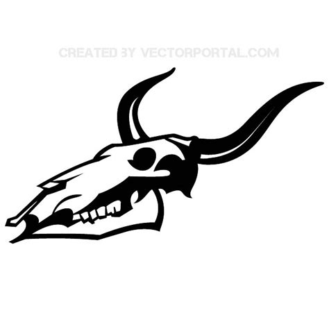 Animal skull graphics Royalty Free Stock SVG Vector