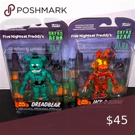 Five Nights At Freddys Dreadbear And Jack O Bonnie Curse Of Dreadbear Figures Action Figures