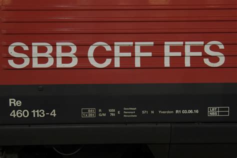 Sbb Lokomotive Re Mit Taufname Irchel Herste Flickr