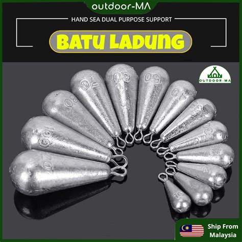 Batu Ladung Pancing Laut Sungai Fishing Sinker Bottom Lead Sinker G