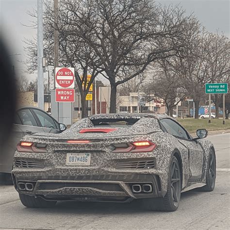 C8 Corvette In Camo In Michigan Rspotted