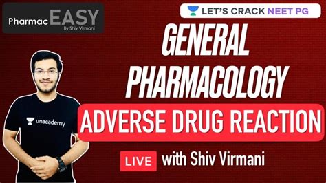 Pharmaceasy General Pharmacology Adverse Drug Reaction Neet Pg