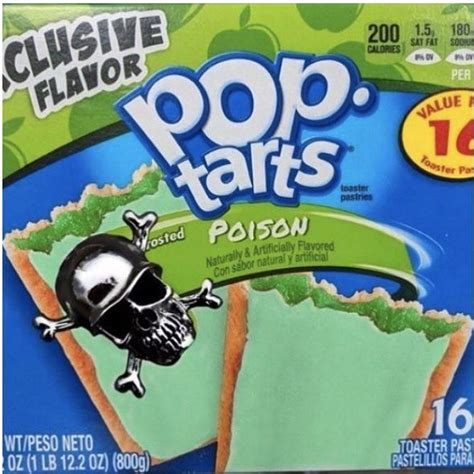 Poison Pop Tarts In 2024 Pop Tart Flavors Weird Snacks Pop Tarts