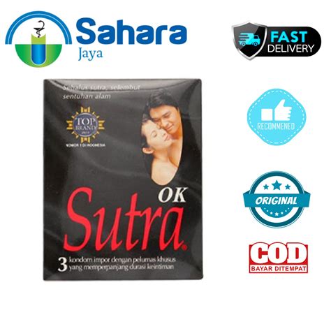 Jual SJ Kondom Sutra OK Isi 3 SUTRA HITAM ISI 3 Shopee Indonesia