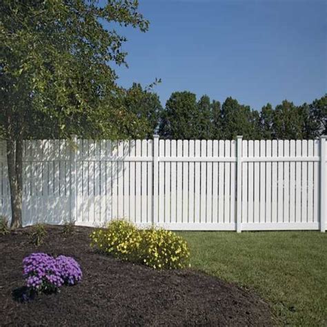 China Customized Dog Ear Semi Privacy Vinyl Fence Manufacturers