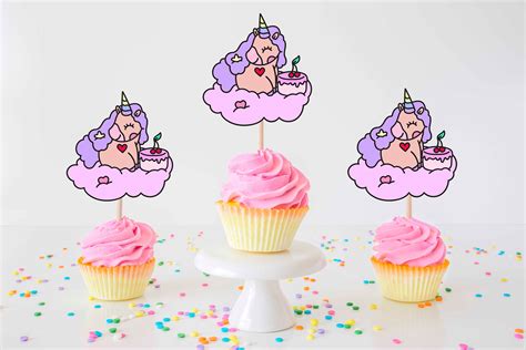 Birthday Unicorn SVG Cake Topper SVG, Photo Prop Svg, Baby Onesie SVG ...