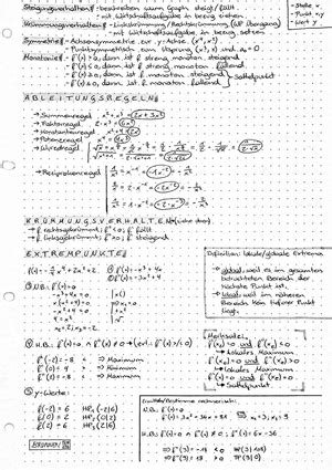 Formeluebersicht Sek Be Mathematik Formel Bersicht Seite F E