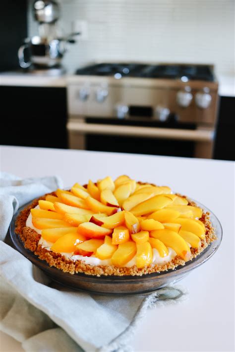 Fresh Peach Pie With Brown Sugar Graham Crust Finding Beautiful Truth