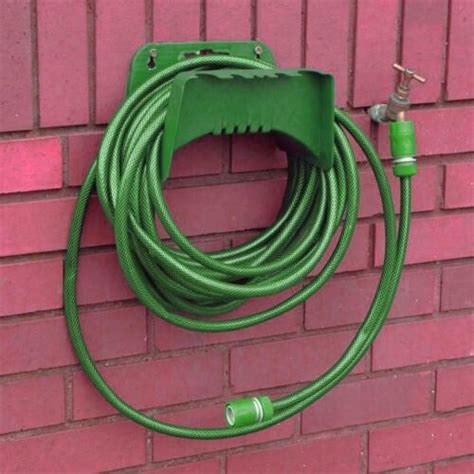 X Garden Hose Pipe Hanger Wall Mounted Cable Tidy Storage Shed Hose