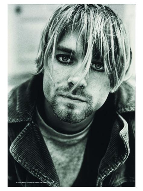 Kurt Cobain Poster Fahne Für Fans Zur Dekoration