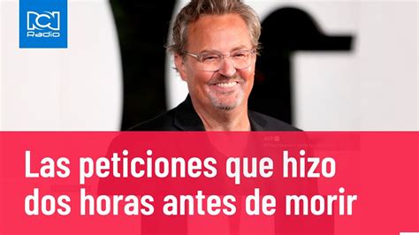 Matthew Perry revelan resultados de examen toxicológico YouTube