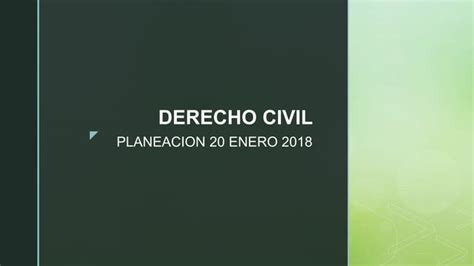 Derecho Civil Ppt