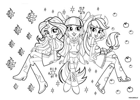 Equestria girls раскраска: Раскраски Эквестрия Герлз. Бесплатно ...