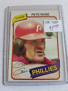 1980 Topps #540 Pete Rose : Philadelphia Phillies | eBay