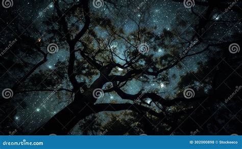 Capturing the Surreal Beauty of Starry Night Sky Photography Stock Illustration - Illustration ...