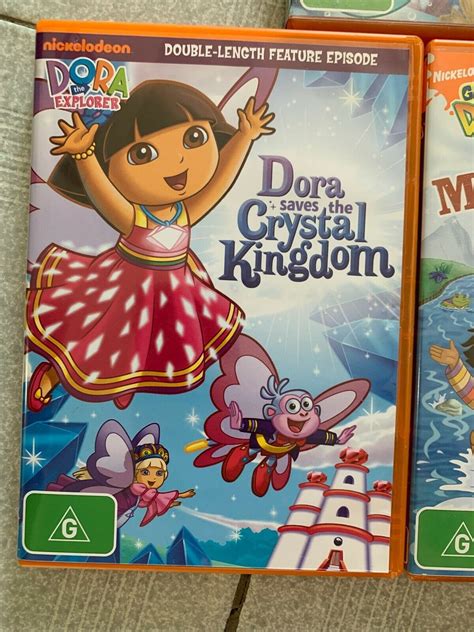 Dora The Explorer Dvd Set 7x Dvd Magical Sleepover Region 4 Retro Unit