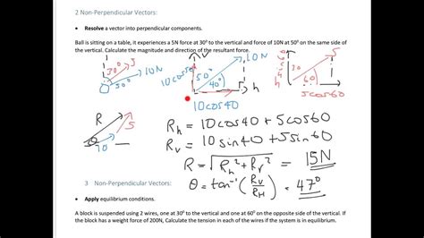 A Level Physics Mechanics Forces In Equilibrium Youtube