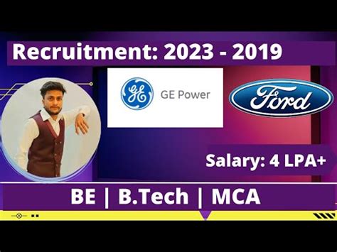 Ford GE Off Campus Drive For 2023 2022 2021 2019 Batch Ford