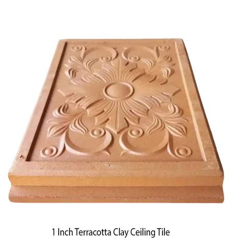 1 Inch Terracotta Clay Ceiling Tile At Rs 24 Piece Clay Plain Tiles