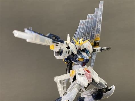 Review Rg Nu Gundam Clear Color Gunjap