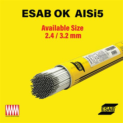 Esab Ok Alsi Aluminium Electrode