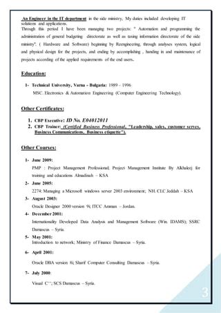 Mazen Abbas CV PDF