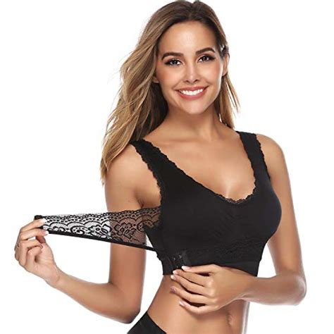 Iclosam Reggiseno Senza Ferretto Reggiseno Push Up Imbottito Pizzo