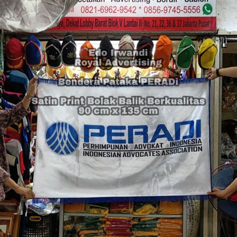 Jual Bendera Pataka Peradi Bendera Ruangan Peradi Bendera Logo Peradi