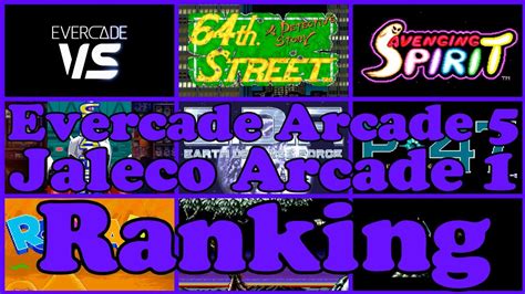 Ranking All Games On The Evercade Arcade 5 Jaleco Arcade 1 YouTube