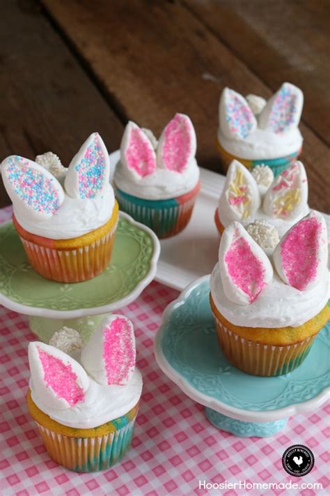 Easy Bunny Cupcakes Hoosier Homemade