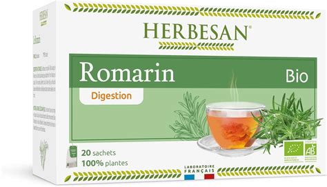 Herbesan Infusion Rosemary Digestion Organic Sachets