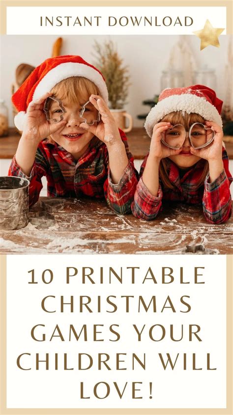 10 Printable Christmas Games Your Children Will Love Artofit