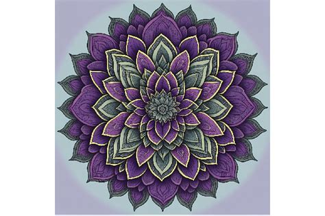 Yoga Mandala Lotus Flower Graphic By Sakreenho Creative Fabrica