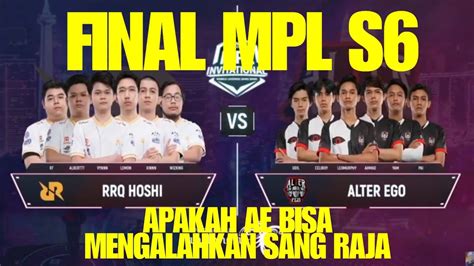 Indopride Rrq Vs Alter Ego Mpli Match Youtube