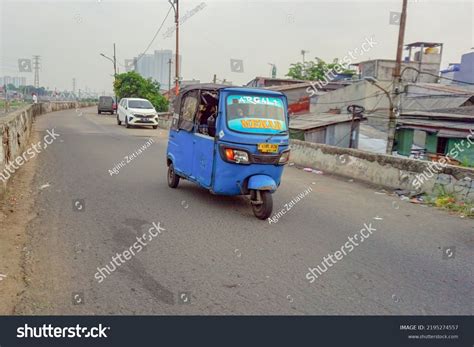 jakarta indonesia august   bajaj stock photo