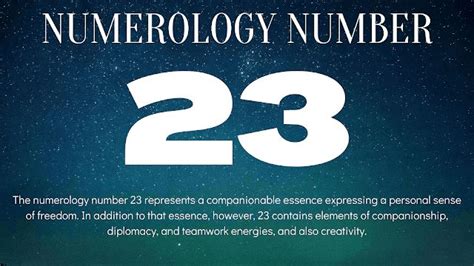 Numerology: The Meaning of Number 23