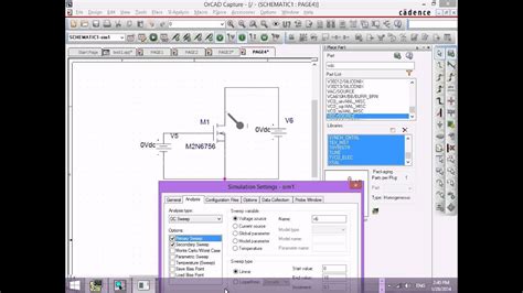 Enhanced Nmos Characteristics Orcad Tutorial Youtube