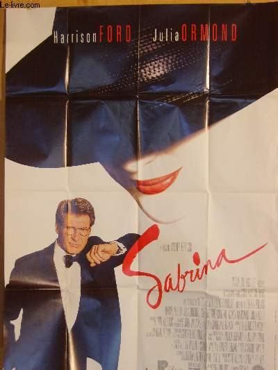 AFFICHE DE CINEMA - SABRINA by HARRISON FORD - JULIA ORMOND -: Art ...