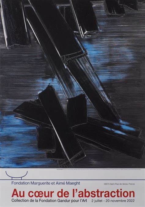 D Apr S Pierre Soulages Peinture Ao T Catawiki