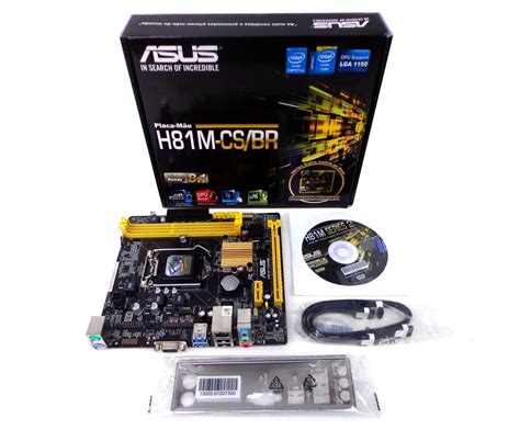 Placa M E Intel H Lga H M A Br Asus