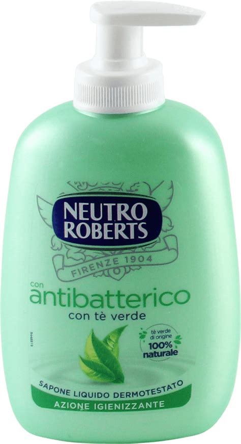 Neutro Roberts Sapone Liquido Antibatterico Con T Verde Ml