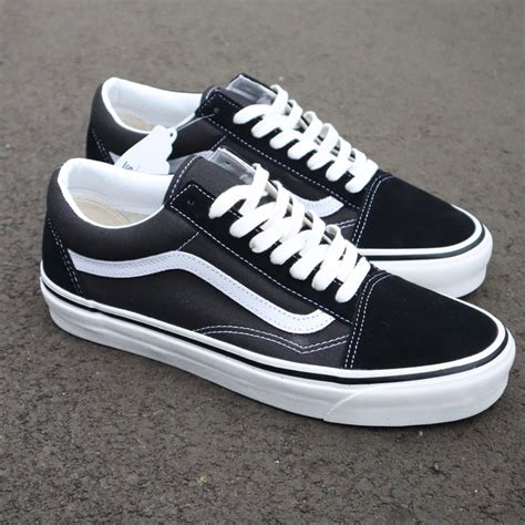 Jual Vans Old Skool 36 Dx Anaheim Black White Resmi Pt Navya Shopee