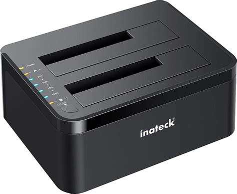 Inateck Base Para Disco Duro Usb A Sata Dual Bay Para Disco Duro