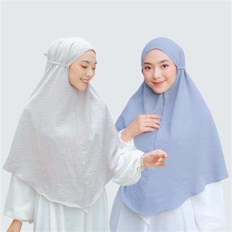 Jual BERGO CRINKLE AIRFLOW BERGO INSTAN TALI JILBAB INSTAN CRINKLE