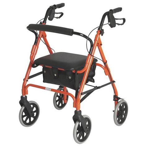 Aluminium 4-Wheeled Walker with Outdoor Wheels - DSL Mobility